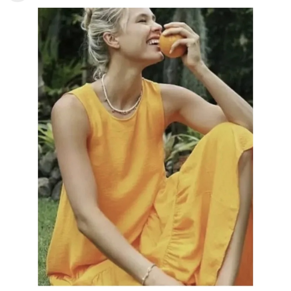 Maeve lined marigold maxi dress.  Size medium.